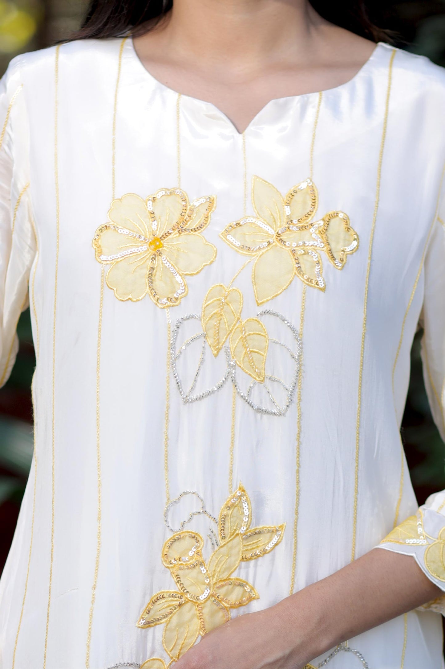 Swara - Sunshine Embroidered 3-Piece Suit