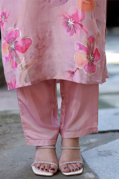 Shayara - Rosy Bloom 3-Piece Suit