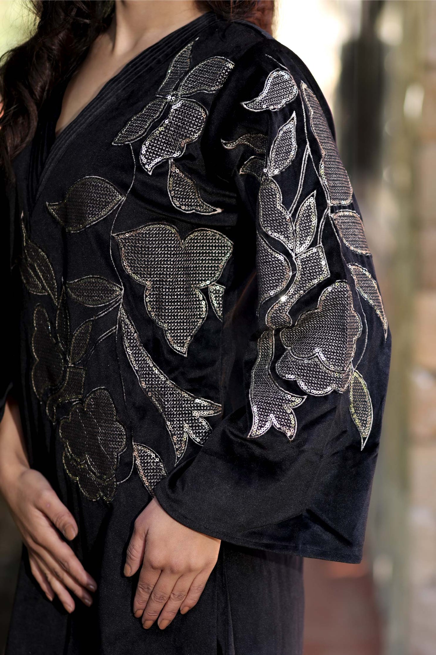 Mahira-Emerald Velvet Co-Ord Set