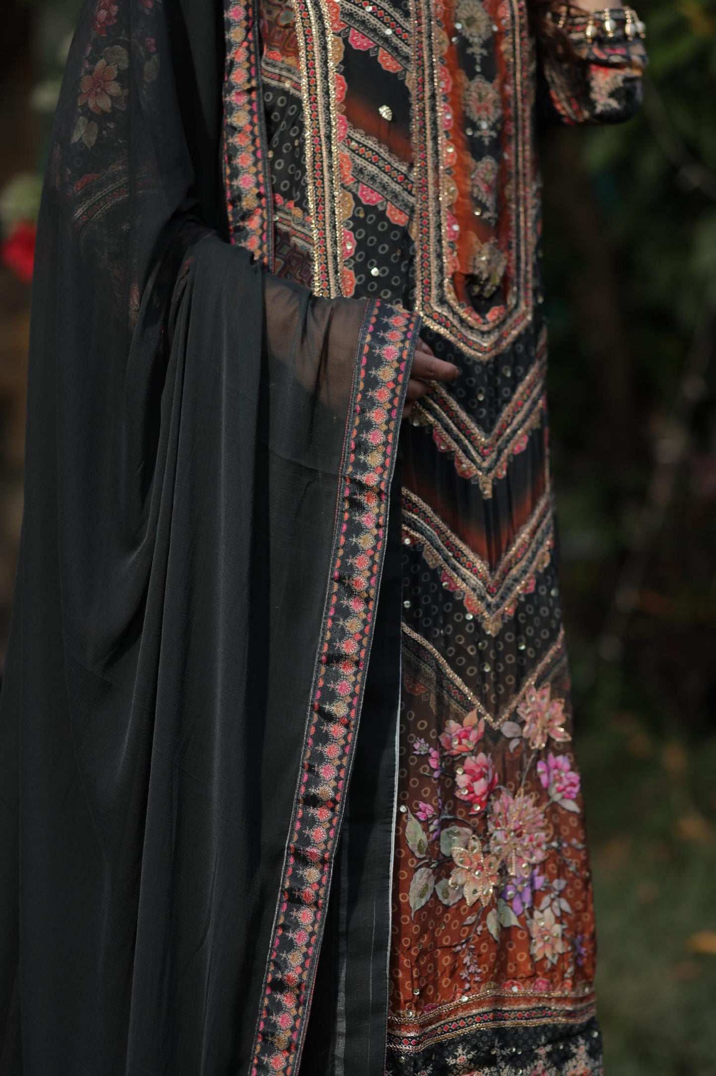 Noori Embroidered Kurti Set