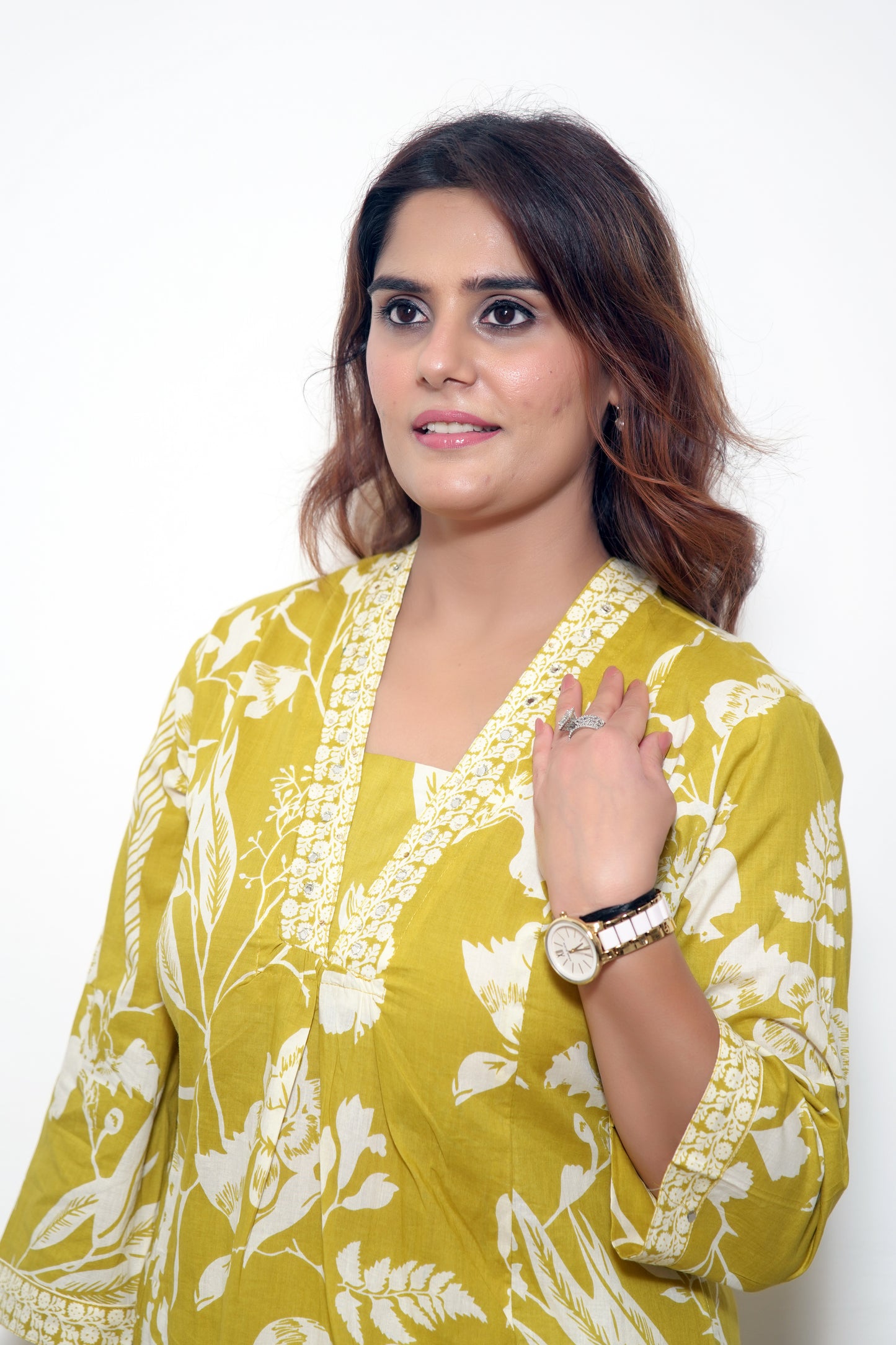 Elara - Bloom Cotton Kurta Set